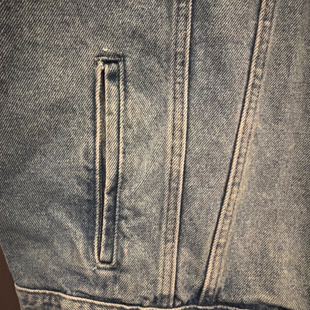 VTG  An American Legend Harley Davidson Denim Sleeveless Jean Vest 3XL XXXL - Picture 6 of 13